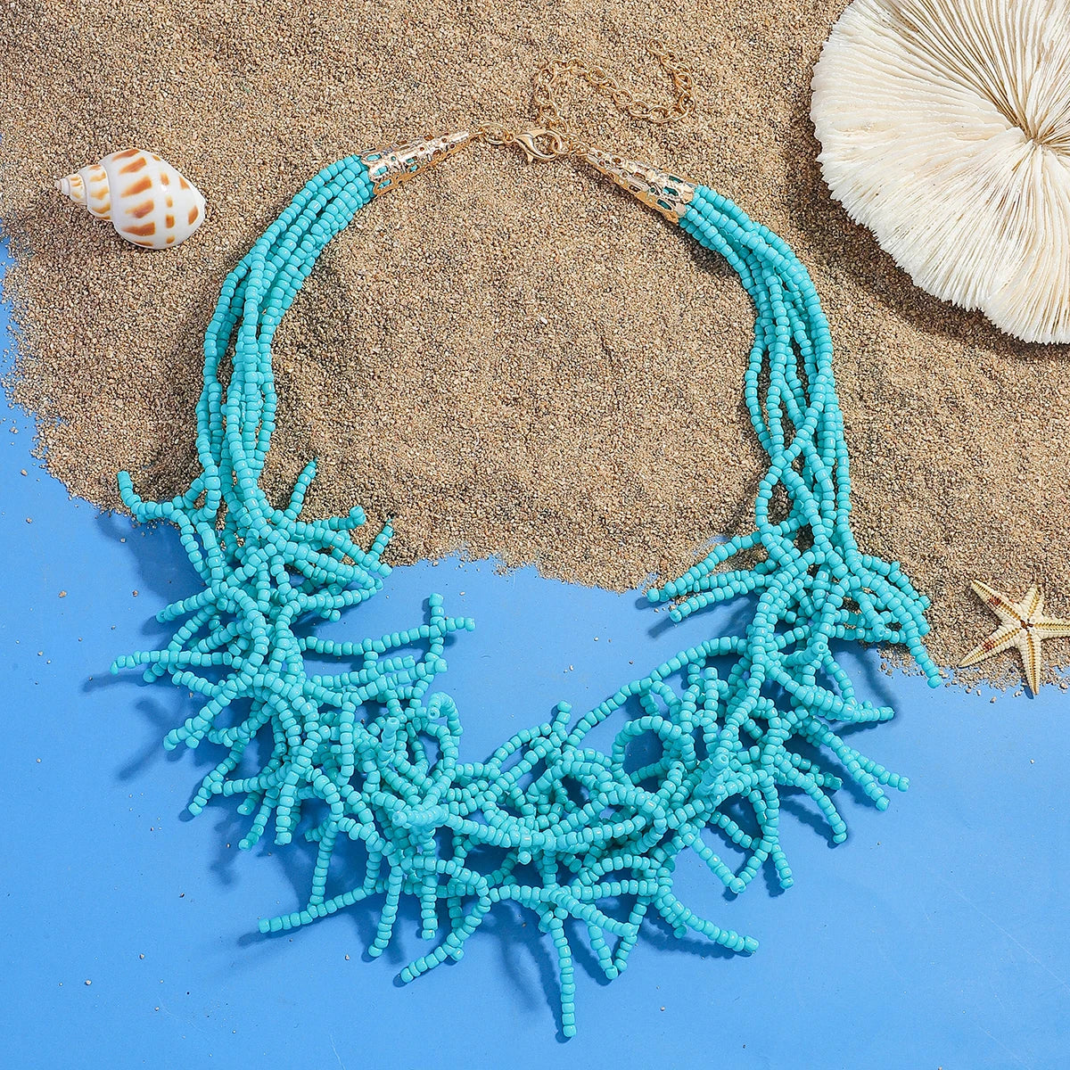 Corallina Cascade Necklace - 4 colors - hello baabs 