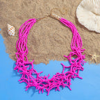 Corallina Cascade Necklace - 4 colors - hello baabs 