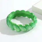 Cosmic Candy Twist Bangle (2.70" diameter) - 5 colors - Hello Baabs LLC 