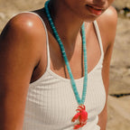 Crimson Crab Necklace - hello baabs 
