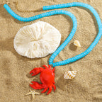 Crimson Crab Necklace - hello baabs 