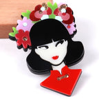 Crimson Whisper Pin - Hello Baabs LLC 