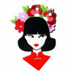 Crimson Whisper Pin - hello baabs 