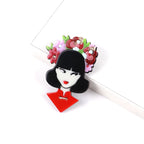 Crimson Whisper Pin - hello baabs 