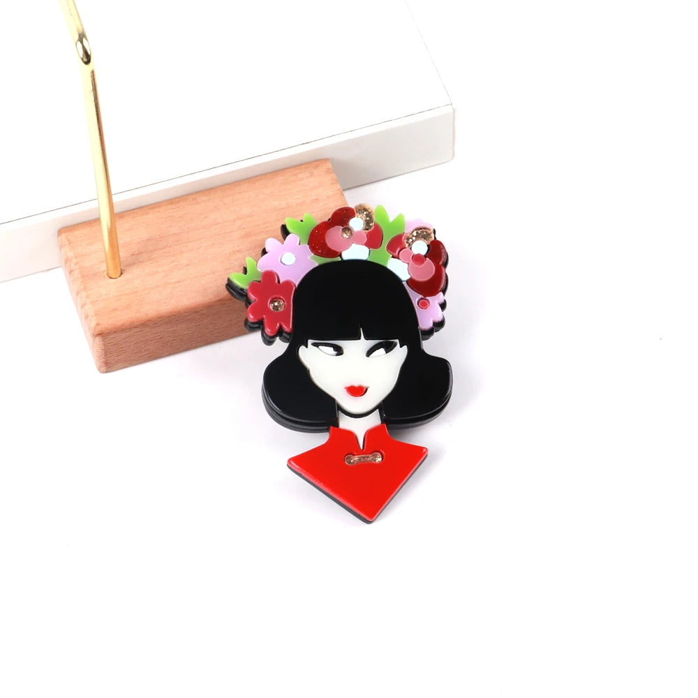 Crimson Whisper Pin - hello baabs 