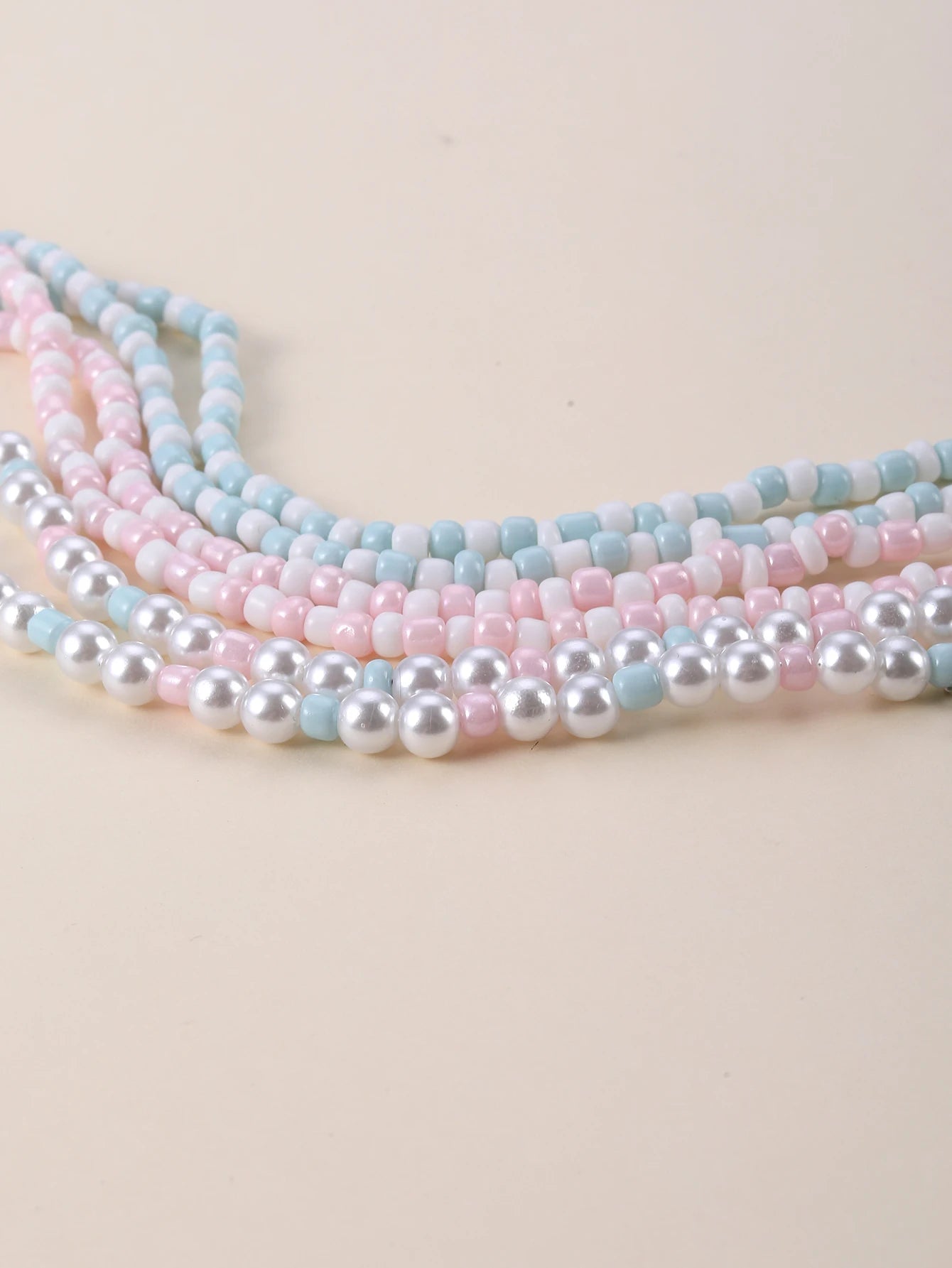 Cuddle Bear Pastel Necklace 3pc Set - Hello Baabs LLC 