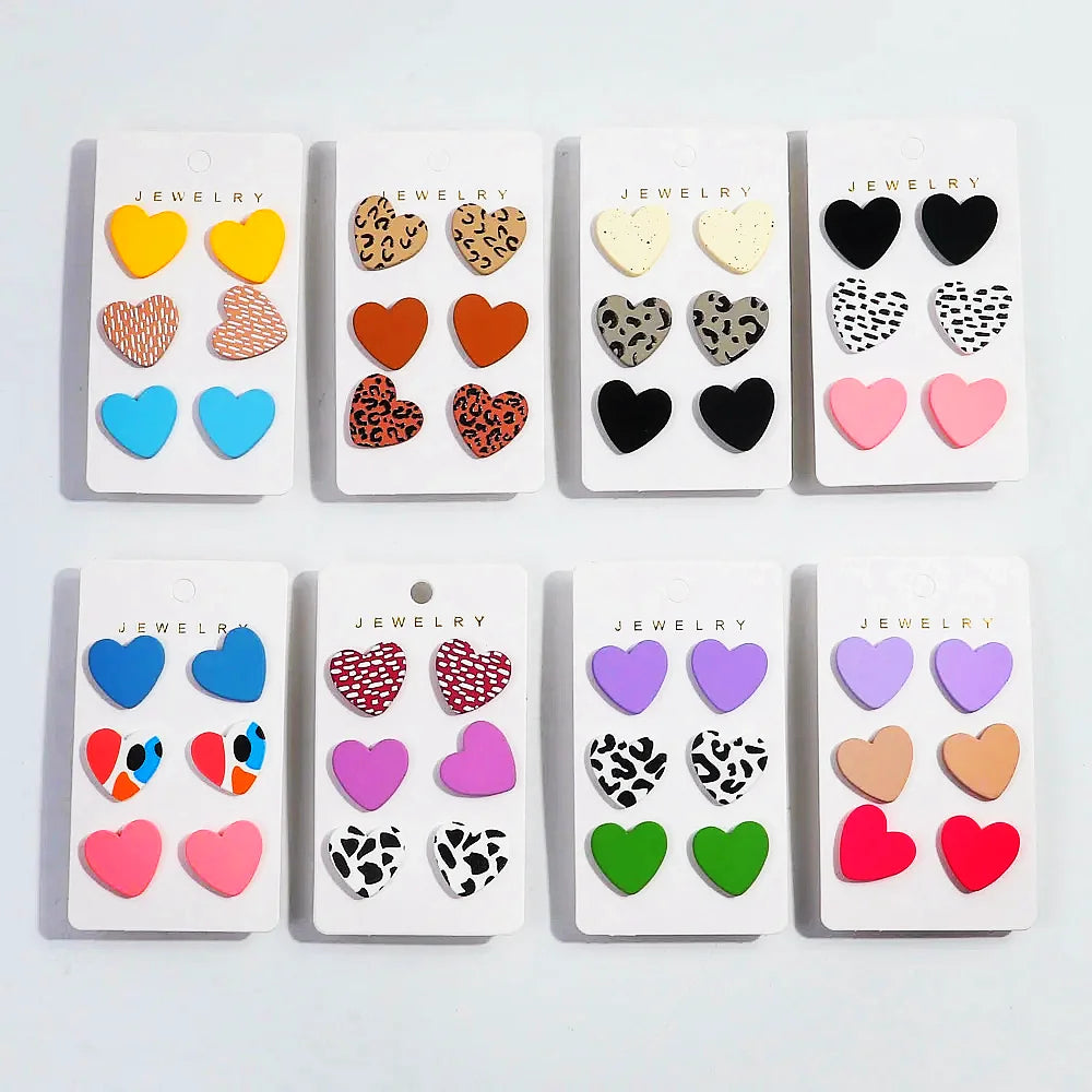 Cupid's Earrings 3pc Earring Set - 8 variants - Hello Baabs LLC 