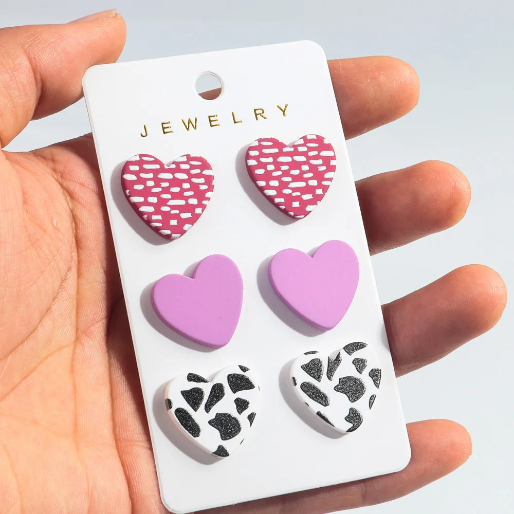 Cupid's Earrings 3pc Earring Set - 8 variants - Hello Baabs LLC 