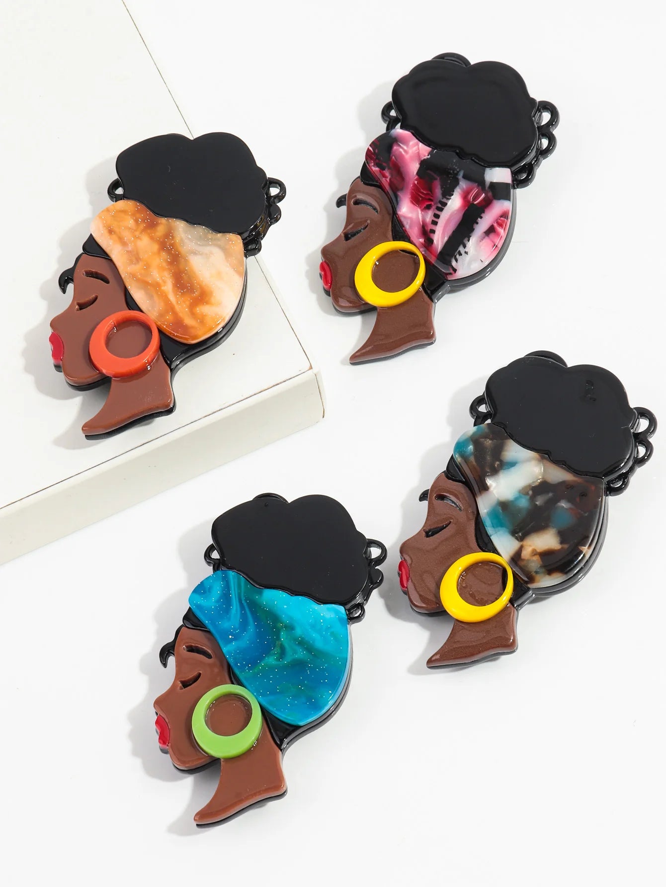 Curl Confidence Pin - 4 colors - Hello Baabs
