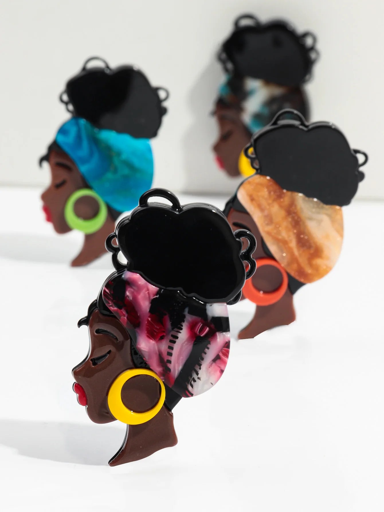 Curl Confidence Pin - 4 colors - Hello Baabs
