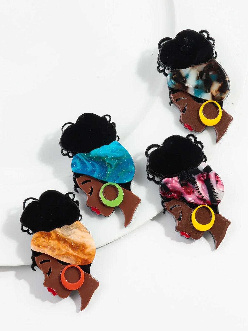 Curl Confidence Pin - 4 colors - Hello Baabs LLC 