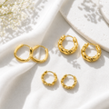 Curve Appeal Huggie Set - Gold or Silver - Hello Baabs