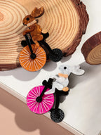 Cycle & Hop Brooch - 2 colors - Hello Baabs LLC 