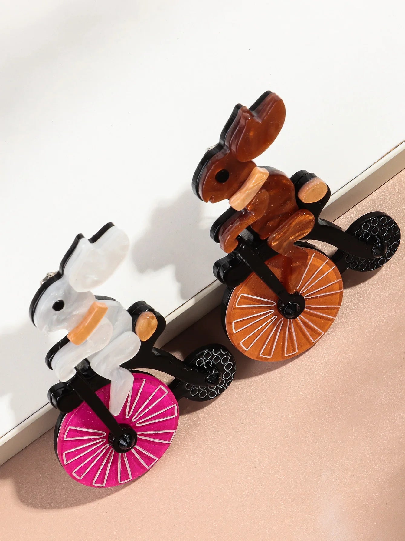 Cycle & Hop Brooch - 2 colors - Hello Baabs LLC 