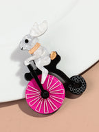 Cycle & Hop Brooch - 2 colors - Hello Baabs LLC 