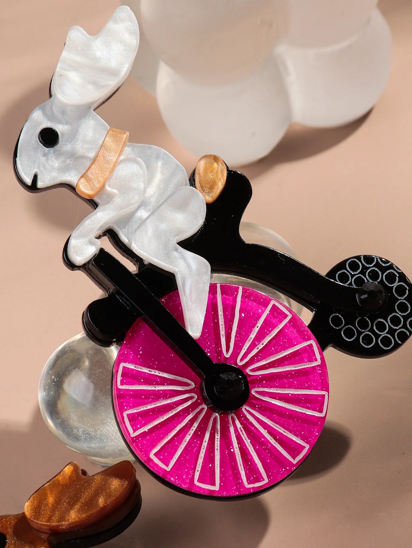 Cycle & Hop Brooch - 2 colors - hello baabs 