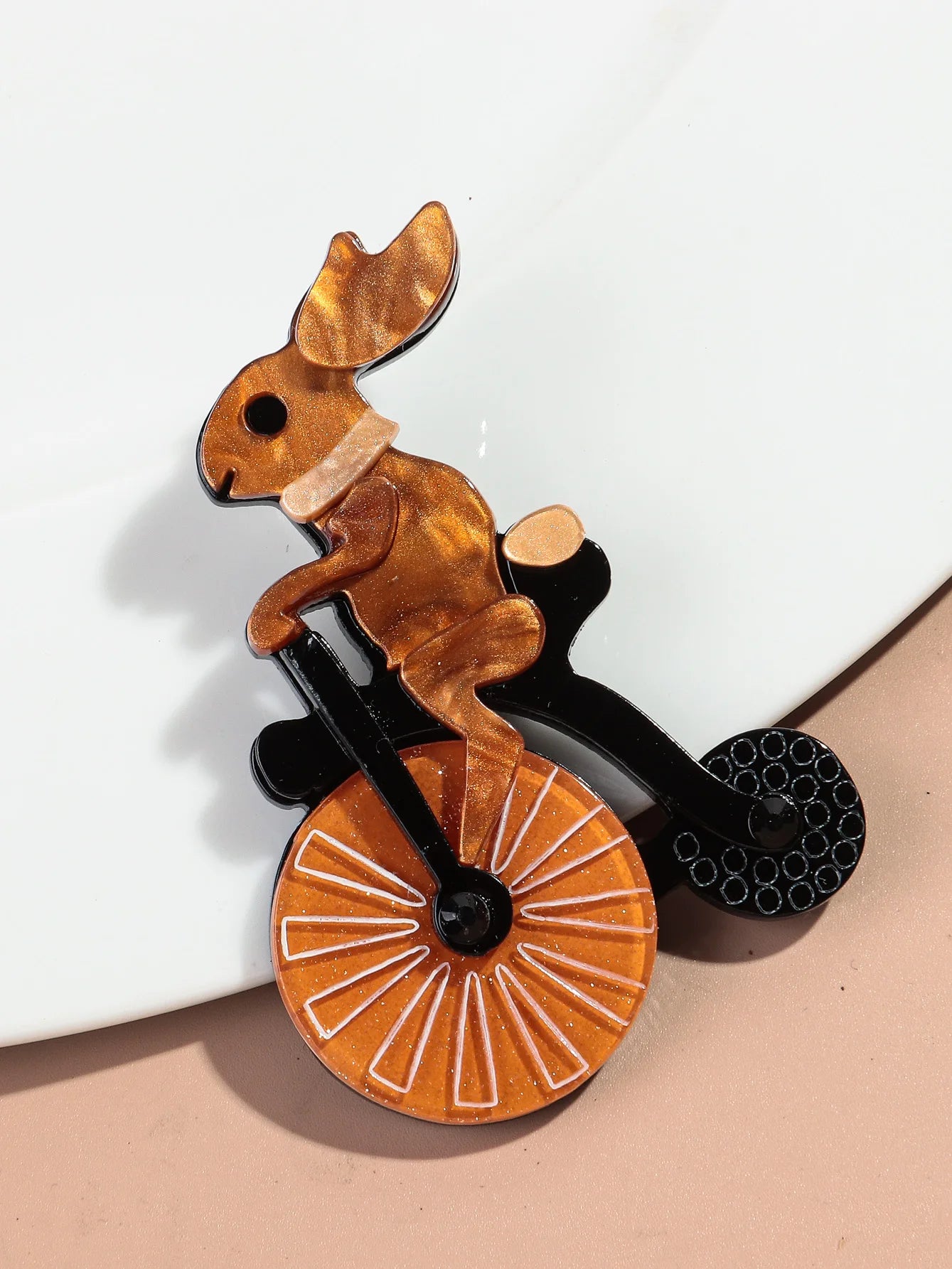 Cycle & Hop Brooch - 2 colors - hello baabs 