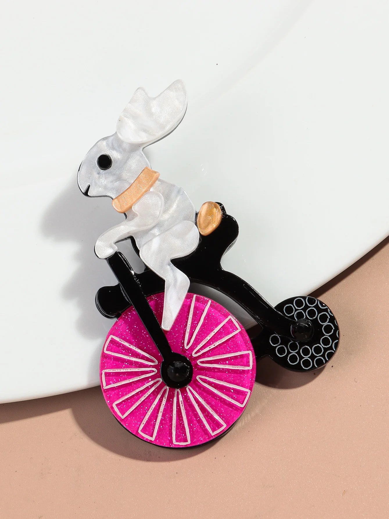 Cycle & Hop Brooch - 2 colors - hello baabs 