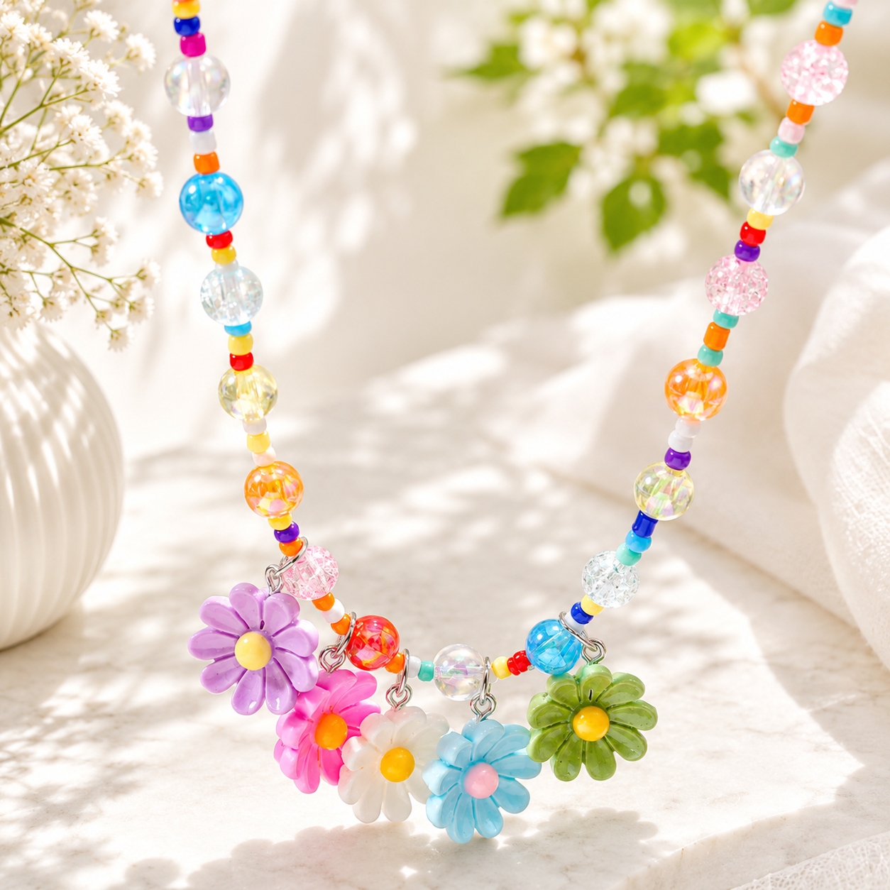 Daisy Daydream Necklace - Hello Baabs