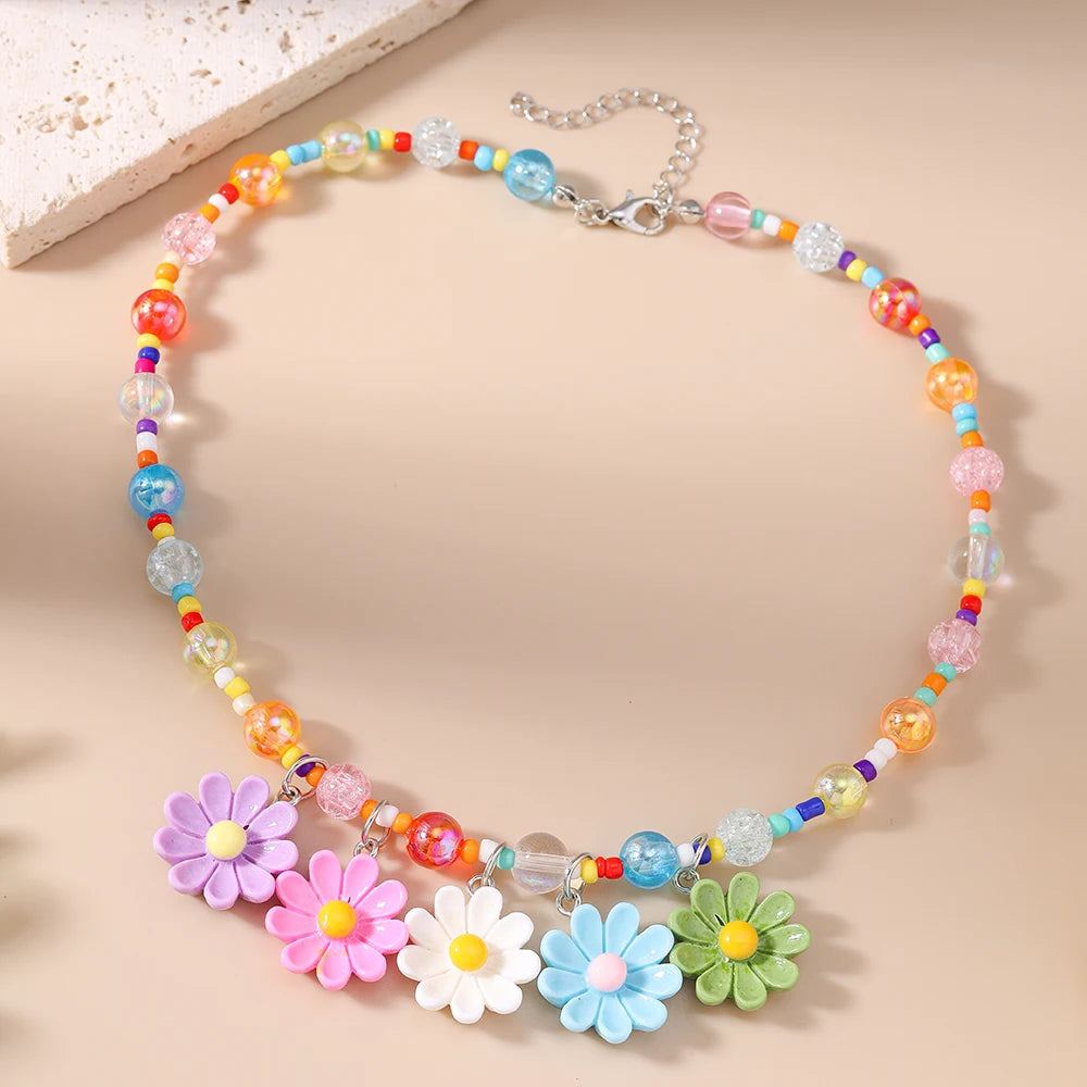 Daisy Daydream Necklace - Hello Baabs LLC 