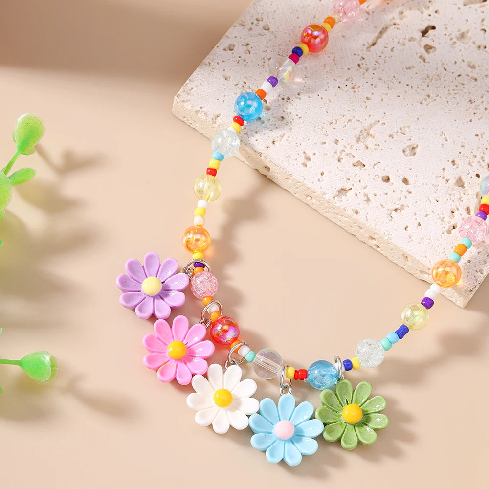 Daisy Daydream Necklace - Hello Baabs LLC 