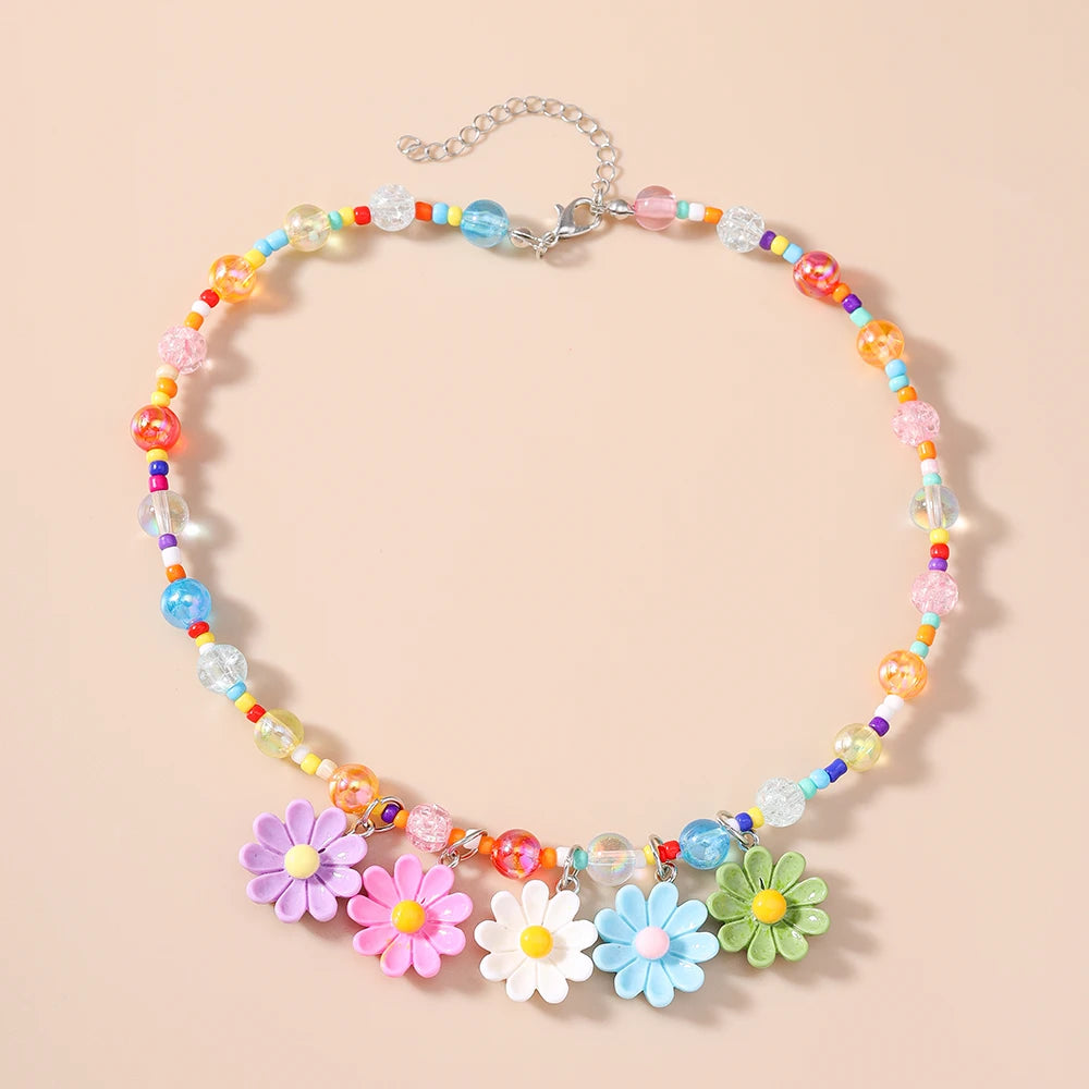 Daisy Daydream Necklace - Hello Baabs LLC 