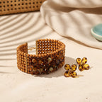 Dewlight Bloom Necklace & Earrings Set - Hello Baabs