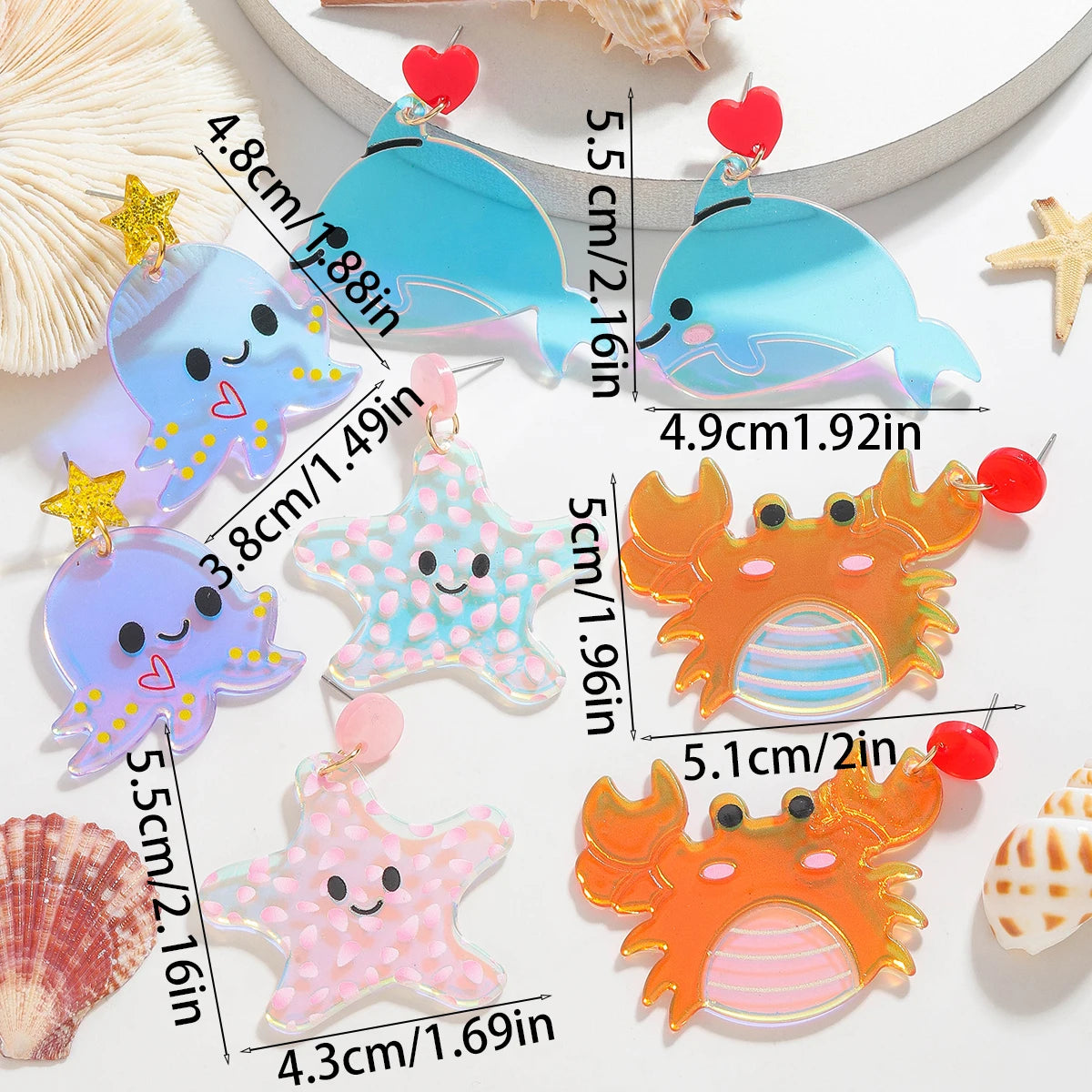Dive & Dazzle Earrings - hello baabs 