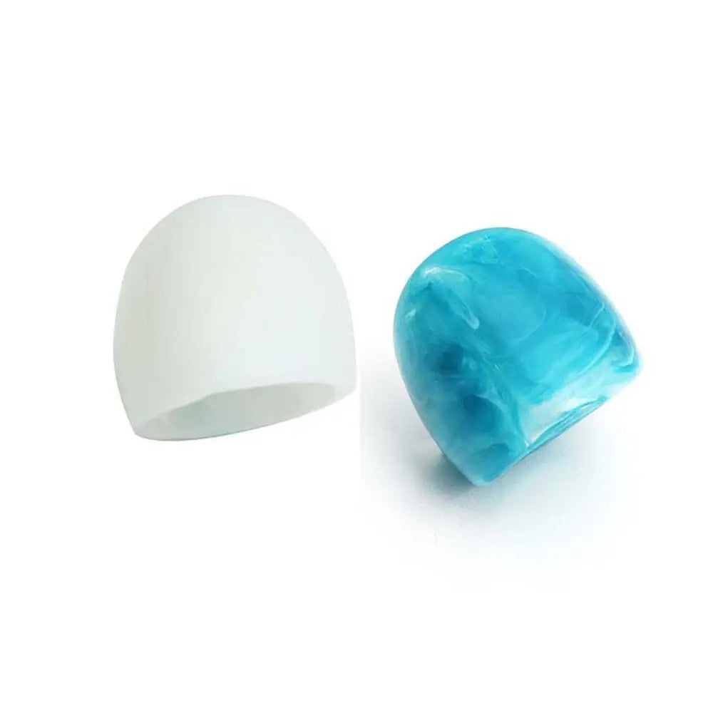 Double Ocean Pop Ring 2pc Set (size 8) - Hello Baabs LLC 