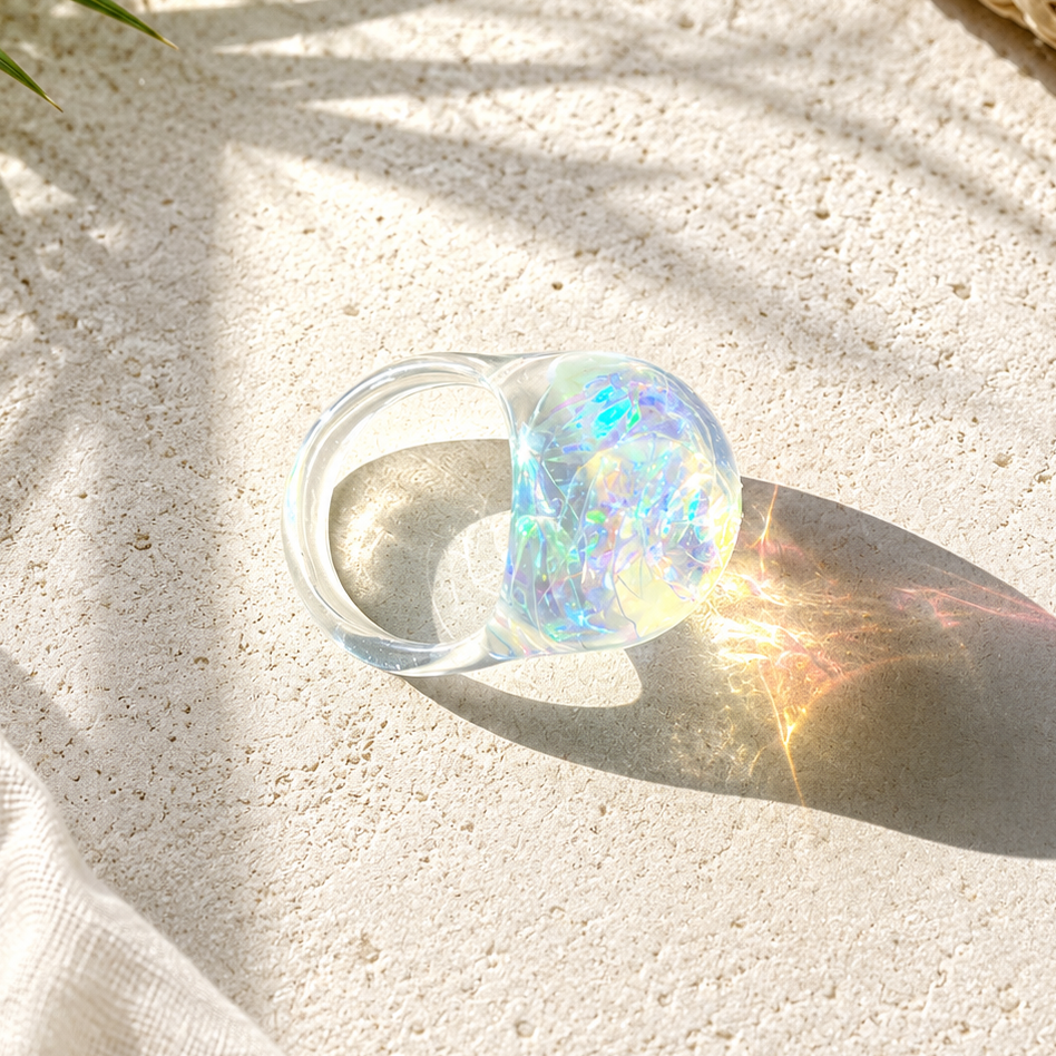 Dream Sparkle Ring (size 7) - 5 colors - Hello Baabs