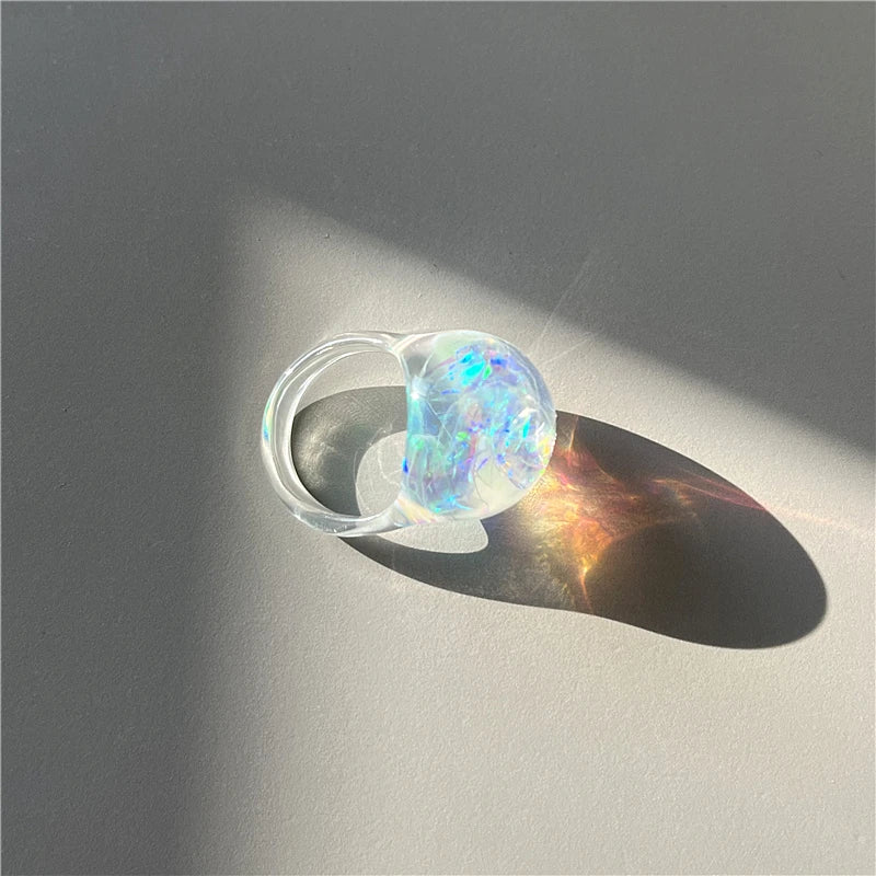 Dream Sparkle Ring (size 7) - 5 colors - Hello Baabs LLC 