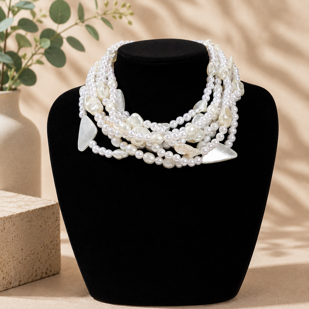 Driftaway Pearl Necklace - Hello Baabs LLC 