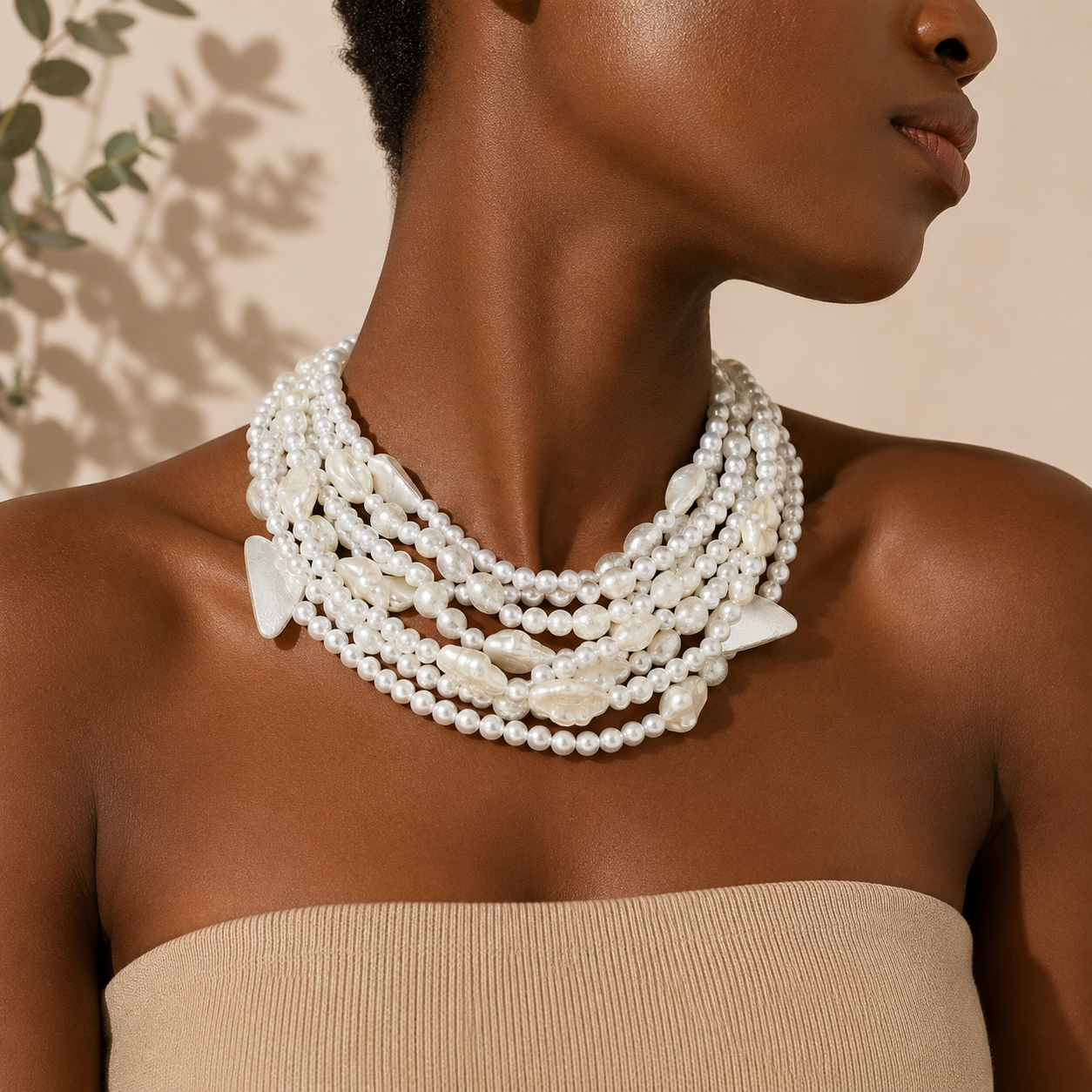 Driftaway Pearl Necklace - Hello Baabs LLC 