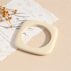 Driftline Flat Wood Bangle (2.72" diameter) - 4 colors - hello baabs 