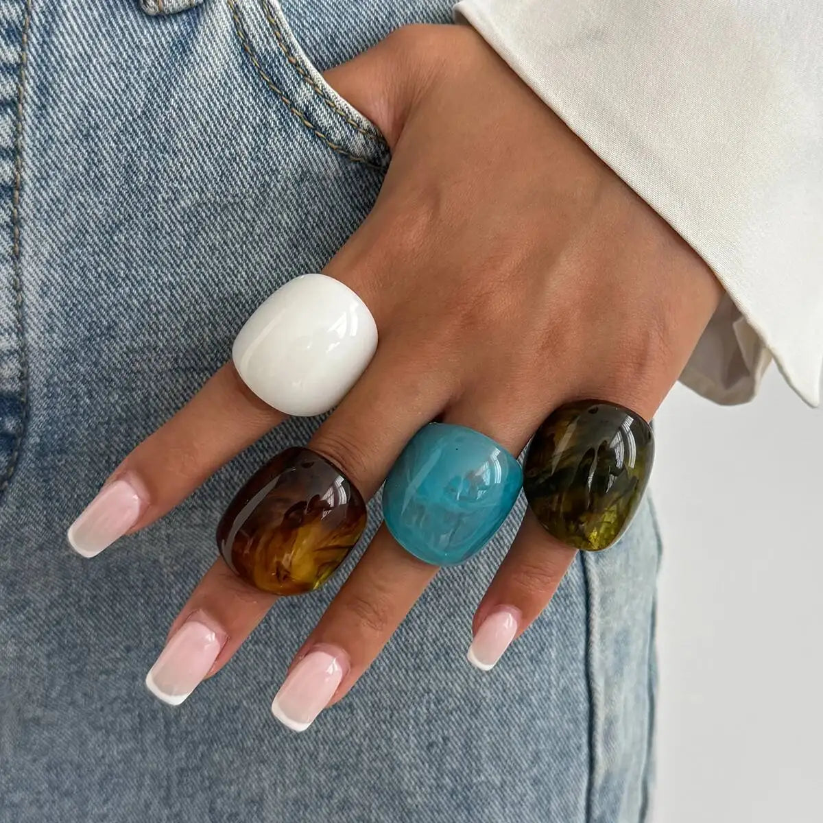 Drip Dream Ring (size 5) - 4 colors - hello baabs 