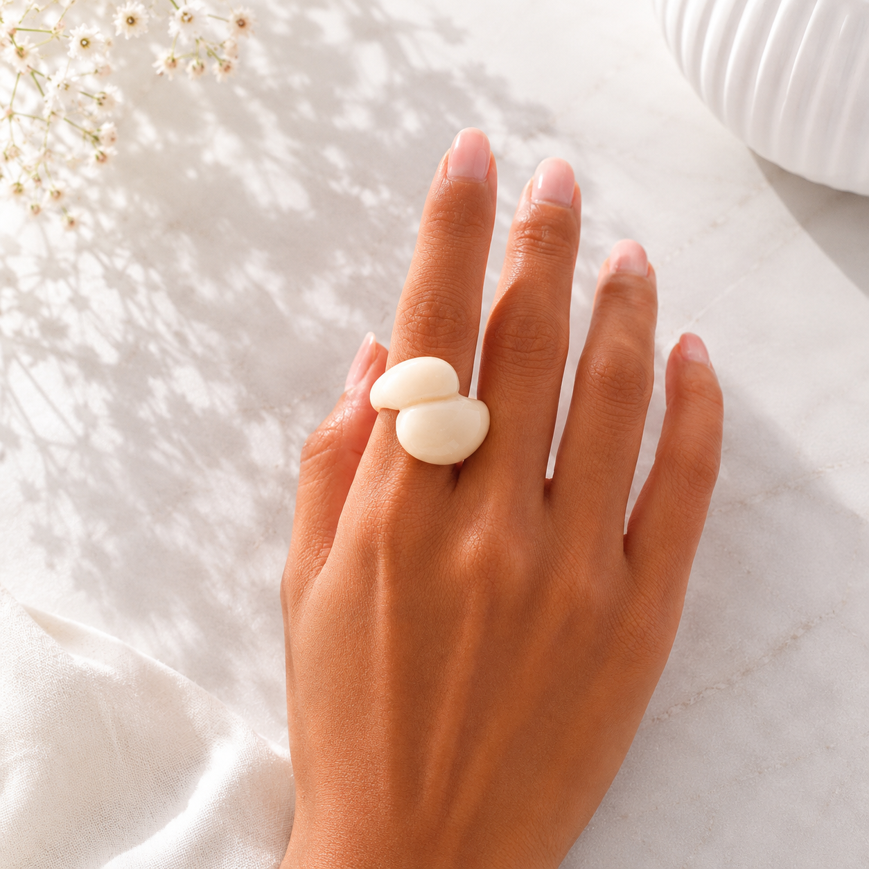 Droplet Delight Ring (size 6) - 13 colors - Hello Baabs