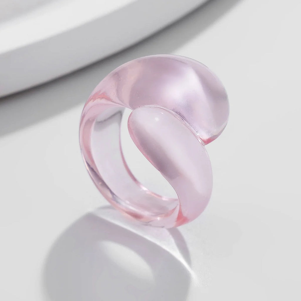 Droplet Delight Ring (size 6) - 13 colors - Hello Baabs LLC 