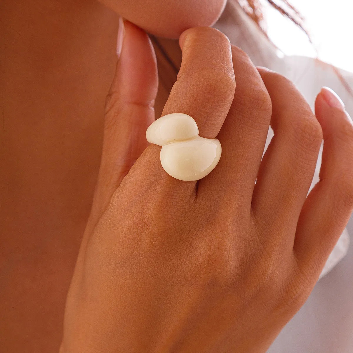 Droplet Delight Ring (size 6) - 13 colors - Hello Baabs LLC 