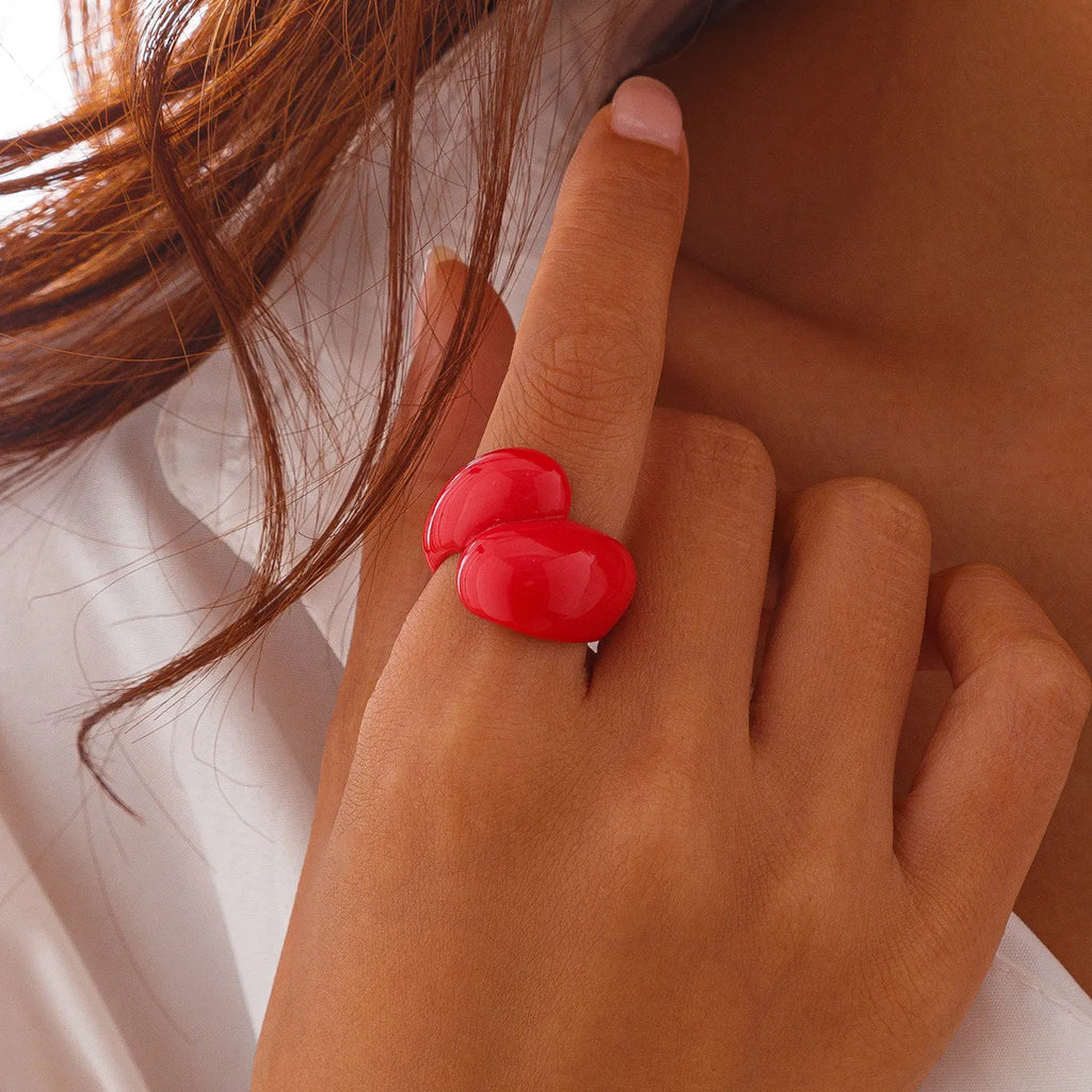 Droplet Delight Ring (size 6) - 13 colors - Hello Baabs LLC 