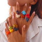 Droplet Delight Ring (size 6) - 13 colors - hello baabs 