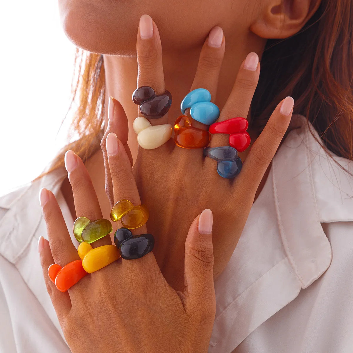 Droplet Delight Ring (size 6) - 13 colors - hello baabs 