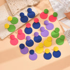 Duo Bloom Earrings - 11 color variants - hello baabs 