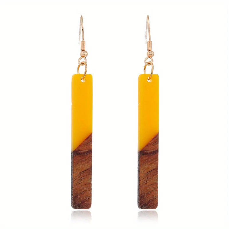 Earth & Edge Rectangle Drops - 8 colors - Hello Baabs