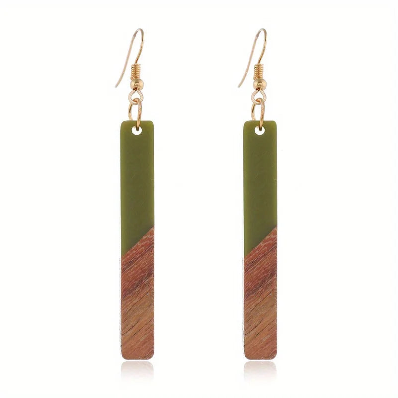 Earth & Edge Rectangle Drops - 8 colors - Hello Baabs