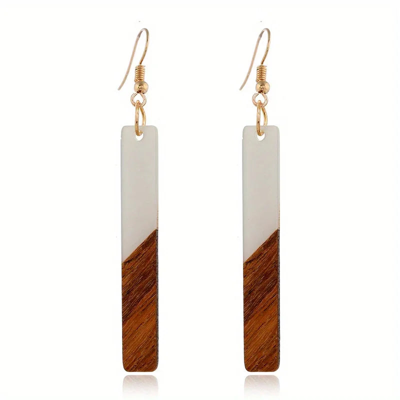 Earth & Edge Rectangle Drops - 8 colors - Hello Baabs