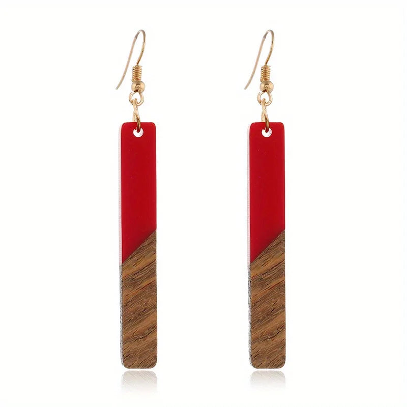 Earth & Edge Rectangle Drops - 8 colors - Hello Baabs