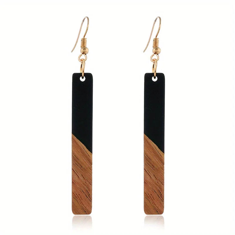 Earth & Edge Rectangle Drops - 8 colors - Hello Baabs