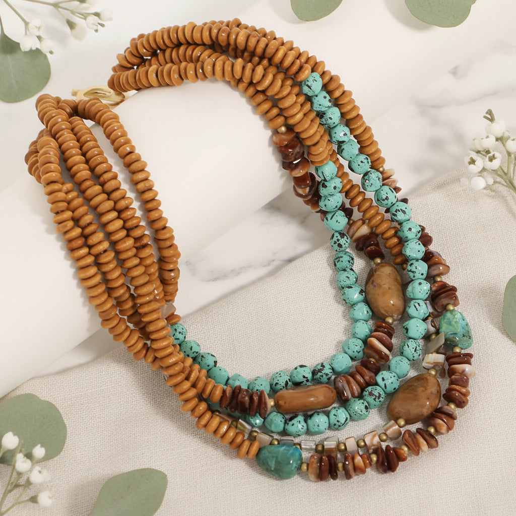 Earthen Tide Necklace - Hello Baabs