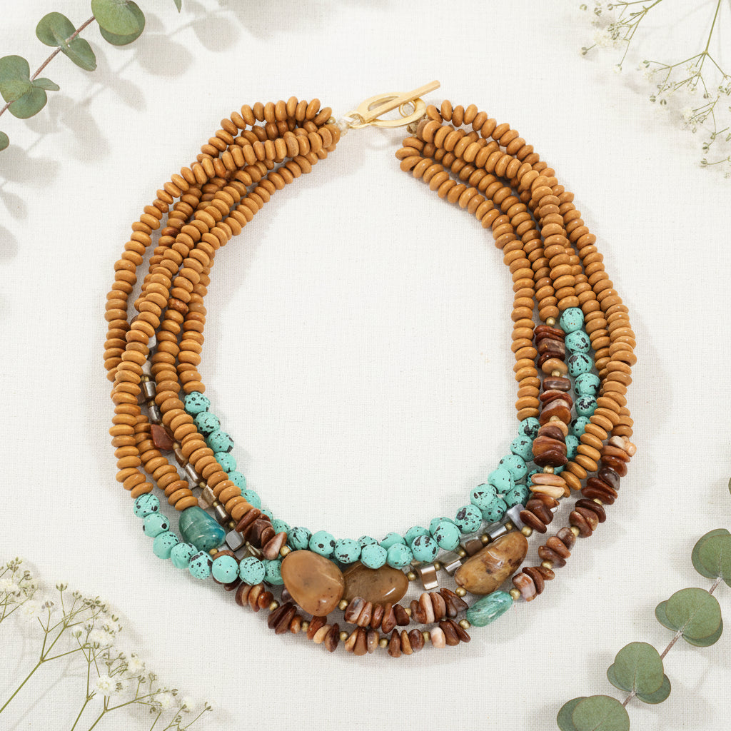 Earthen Tide Necklace - Hello Baabs
