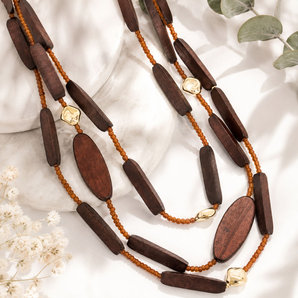 Earthly Elegance Necklace - 2 colors - Hello Baabs